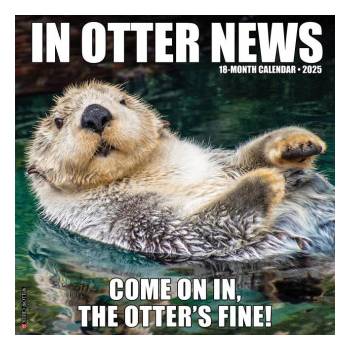 Willow Creek Press Calendars In Otter News 2026 12 X 12 Wall Calendar | Willow Creek Press