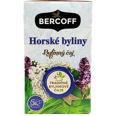 Bercoff Klember Herbal Horské byliny aromatizovaný čaj 20 x 2,0 g