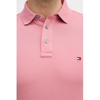 Tommy Hilfiger тениска с яка от памук с еластан (MW0MW17771.)