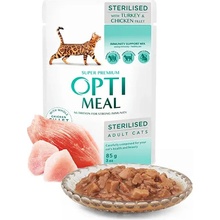 OPTI MEAL Sterilised Morka a kura v omáčke 85 g