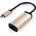 Satechi Aluminum USB-C to Ethernet Adapter - адаптер за свързване от USB-C към Ethernet (златист)