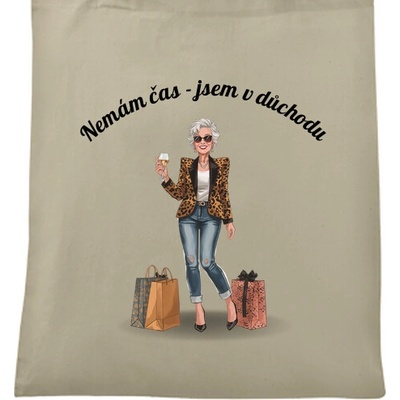 Taška Nemám čas Důchodkyně