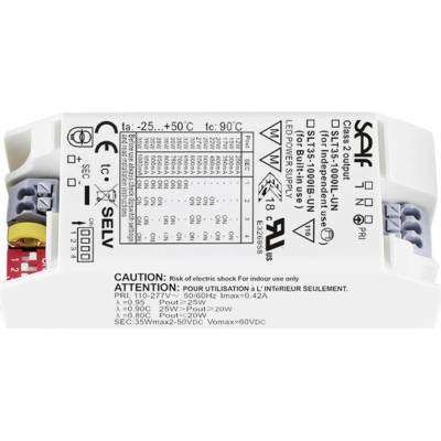 Self Electronics SLT35-1000IB-UN LED driver konstantní proud 35 W 250 - 1000 mA 2 - 50 V/DC bez možnosti stmívání, schvá