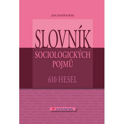 Slovník sociologických pojmů - Jan Jandourek