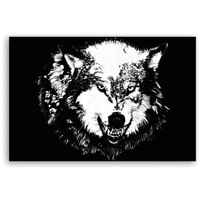 Fotoobraz 60x40 cm malý Wolf