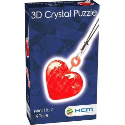 HCM KINZEL 3D Crystal puzzle Mini srdce 14 ks