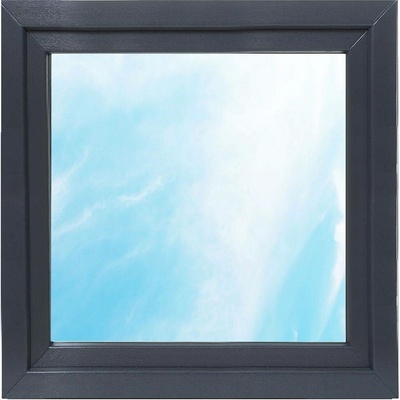 Solid Elements Premium OS 1, L, 90 x 90 cm, trojsklo, levé, antracit, bílé W2GDBCZTK1.0012