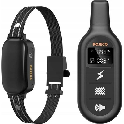 Rojeco Elektrický obojek proti štěkání 1000M PD521 čierny