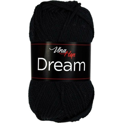 Vlna - Hep příze Dream 6001 černá