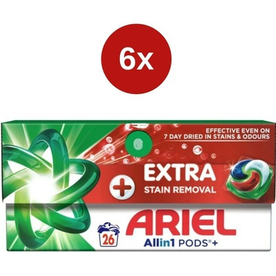 Ariel Plus prací kapsle Extra Clean 6 x 26 PD