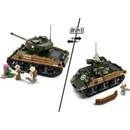 Stavebnice Sluban Sluban B1110 M4A3(76W) Americký střední tank 2v1