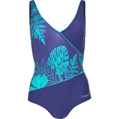 Zoggs Santorini Wrap Front Womens - Blue