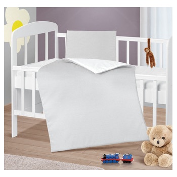 Bellatex set Kocka sivý 75x100 42x32