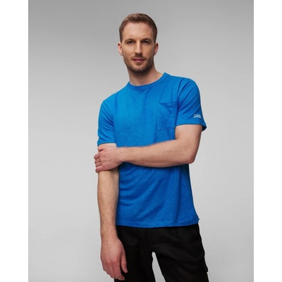 Mc2 Saint Barth pánské Lněné tričko modré