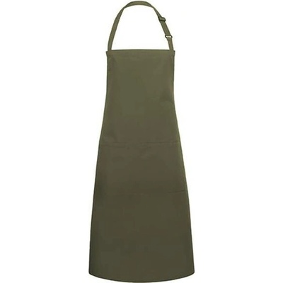 Karlowsky Gastro zástěra KY133 Moss Green Pantone 7764C 100x100cm
