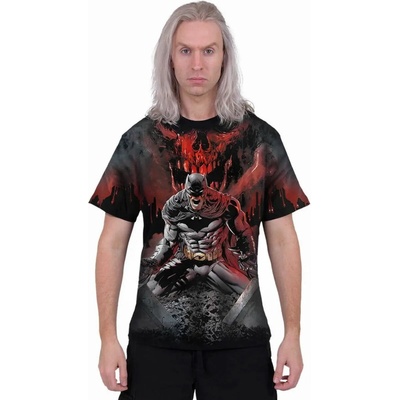 SPIRAL мъжка тениска SPIRAL - Batman - ASYLUM WRAP - Черна - 114G406M105