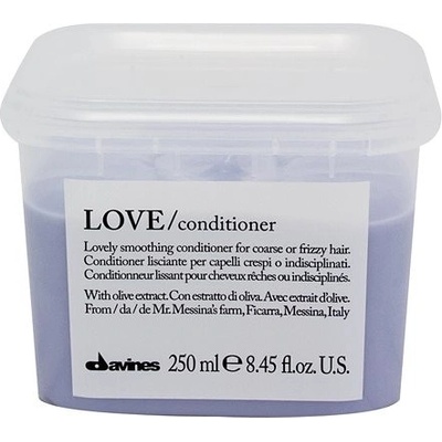 Davines Essential Haircare LOVE SMOOTH kondicionér na nepoddajné a krepaté vlasy 250 ml