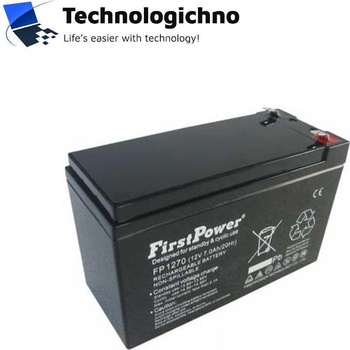 First Power Оловна батерия FirstPower FP7-12 12V 7Ah F1 (FP1270T1)