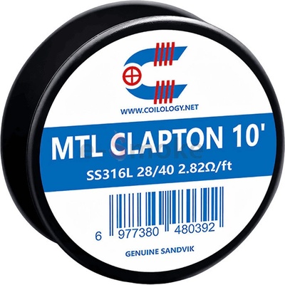 Coilology MTL Clapton SS316L odporový drôt 28/40