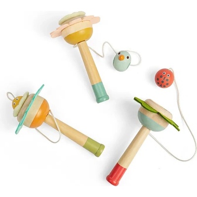 Bigjigs Toys Ball Catcher Kvetina s loptičkou Lienka