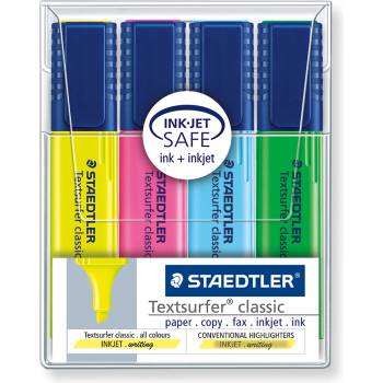 STAEDTLER Комплект текстмаркери Staedtler 364, 4 цвята, classic (21137-А-CLASSIC)