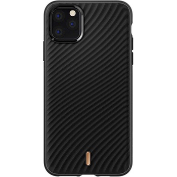 Spigen Ciel Wave Shell Case - дизайнерски силиконов (TPU) калъф за iPhone 11 Pro Max (черен)