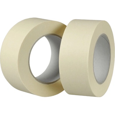Den Braven Maskovacia krepová páska 80 ° C 50 m x 25 mm svetlo žltá B701MA