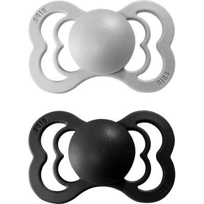 Bibs Supreme symetrické cumlíky přírodní kaučuk 2ks Cloud / Black