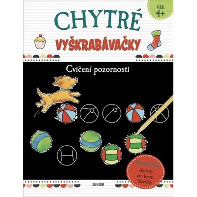 Vyškrabávací obrázky Chytré vyškrabávačky Cvičení pozornosti Aktivity pro bystré hlavičky