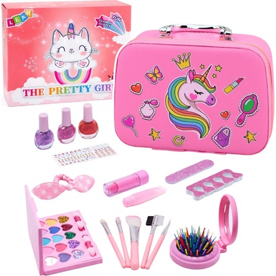 Lean Toys Detská kozmetická taštička Unicorn