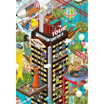 Grafika - Puzzle Nantes - The Tower - 1 000 piese