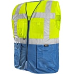 CANIS SAFETY a. s Canis bolton / Светлоотразителна жилетка - жълто/синя xxxl (111403715597)