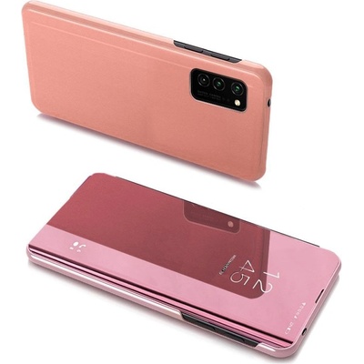 HQWear Флип-кейс Clear View за Samsung Galaxy A03s, Розов (9145576241288)
