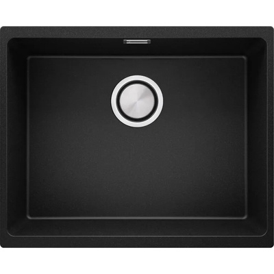 Твоят Стил Черна кухненска мивка от гранит Лондон 60 Slim XL 560 x 470 mm