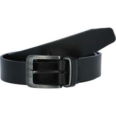 Pánský kožený opasek černý PB Sabbe černá