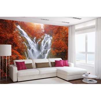 DIMEX ART s. r. o Самозалепваща се флизелинова фототапета водопад ти ло су 375 x 250 см