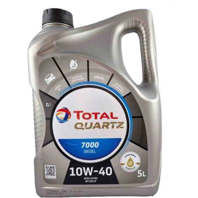 Моторно Масло total quartz 7000 diesel 10w-40 5l