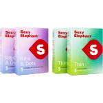 Sexy Elephant® Комплект от четири опаковки презервативи Sexy Elephant Mix (12 бр. )