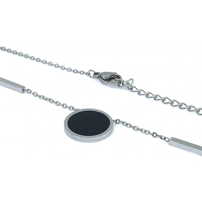 Jan Kos jewellery Řetízek s přívěskem z oceli 12118098