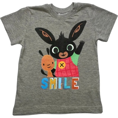 Setino Тениска за момчета - Bing Smile сива Размер - деца: 104