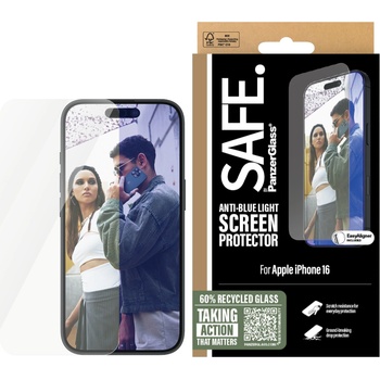 Safe Стъклен протектор SAFE - EyeCare Ultra-Wide Fit, iPhone 16 (5715685002885)