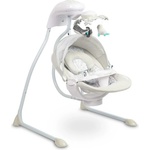 Caretero Електрическа Люлка Raffi Light Grey Caretero