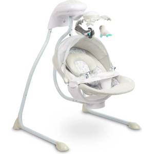Caretero Електрическа Люлка Raffi Light Grey Caretero