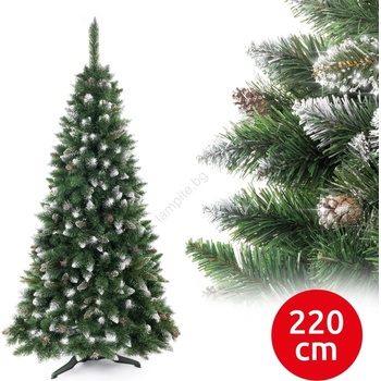 Sonic Коледна елха cristal silver 220 см бор (sc0057)