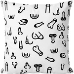  Еротична декоративна възглавница с пениси - Penis Cushion 30 x 30cm (D-245440)