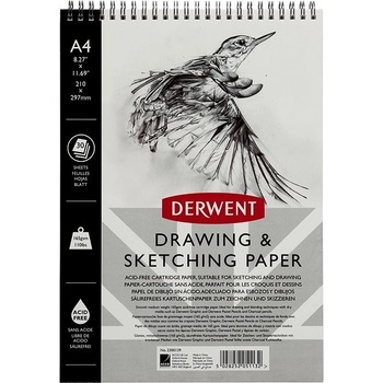 Derwent Drawing & Sketching Paper A4/30 listov 165 g/m2