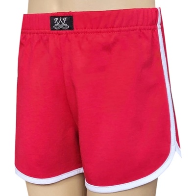 Foltýn dětské trenýrky tmavě červená bílá paspule