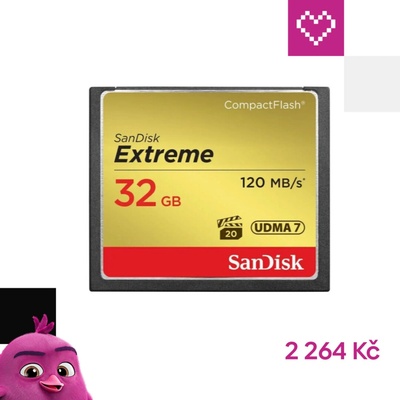 SanDisk CompactFlash Extreme 32 GB UDMA7 SDCFXSB-032G-G46