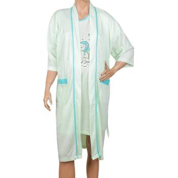 Image 1 of Комплект за бременни в светлозелено със слонче