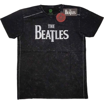 The Beatles Риза Drop T Logo Snow Wash Unisex Black 2XL (BEATSWASH04MB05)